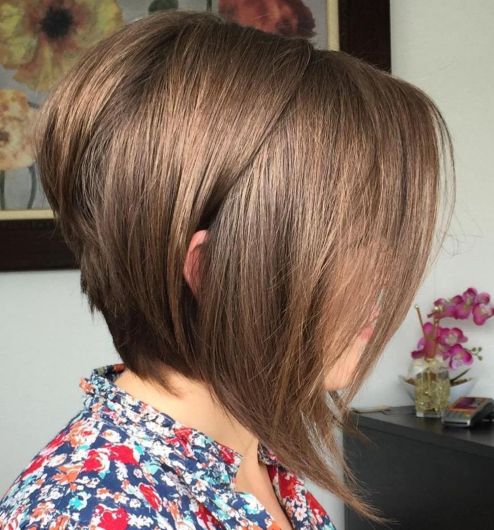 Angled Brown Bob