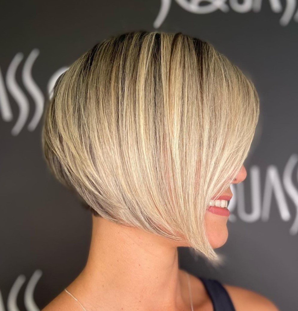 Angled Chin Length Bob