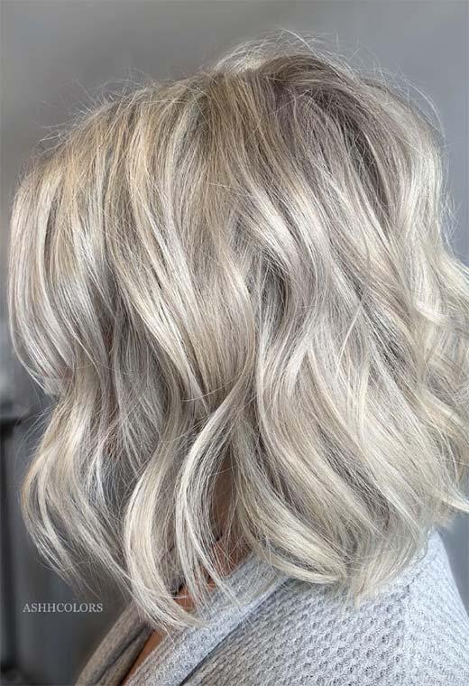 Ash Blonde Hair Color Shades