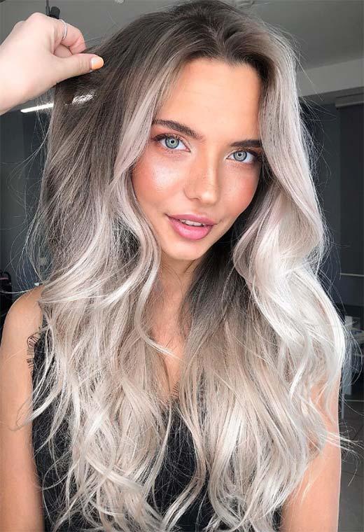 Ash Blonde Hair Color Shades