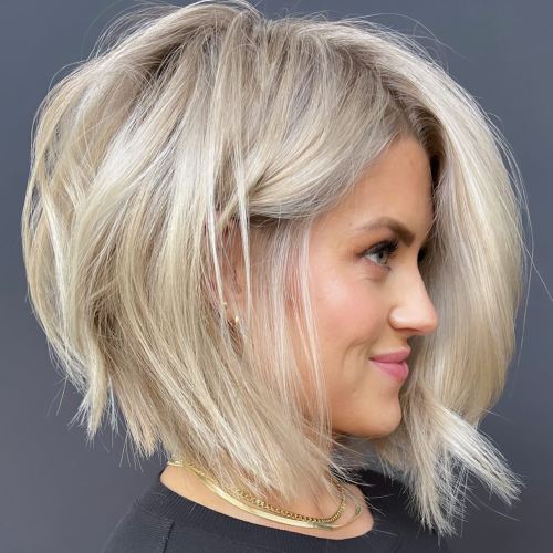 Blonde Bob for Thick Hair