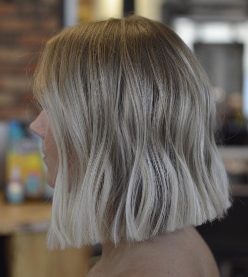 Blunt Blonde Balayage Bob