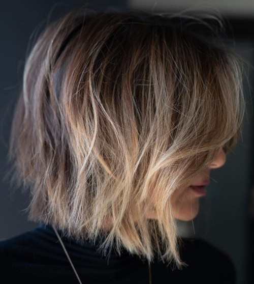 Choppy Bob with Subtle Layers