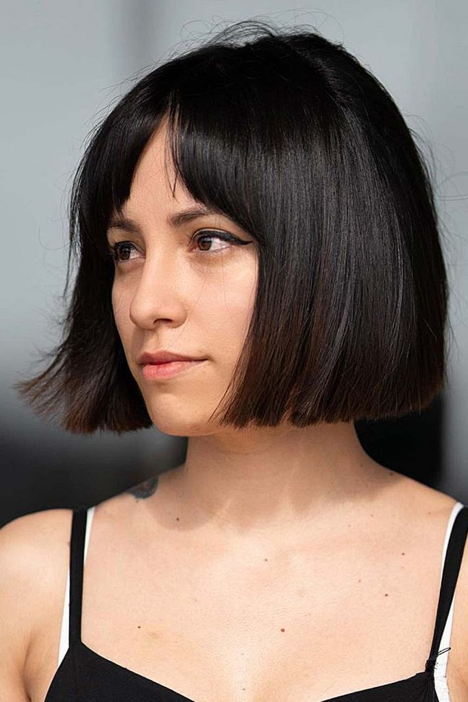 Classic Bob with Modern Bangs