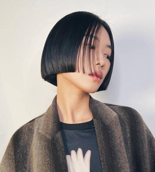 Classic One-Length Bob Haircut