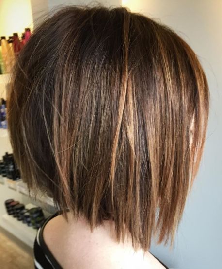 Medium Angled Choppy Bob