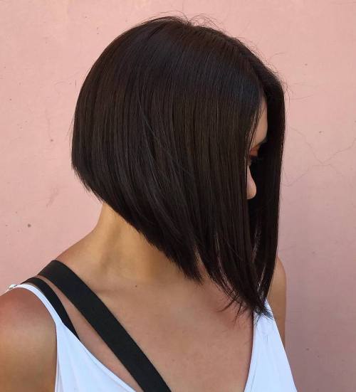 Nape Length Bob Longer at the Front