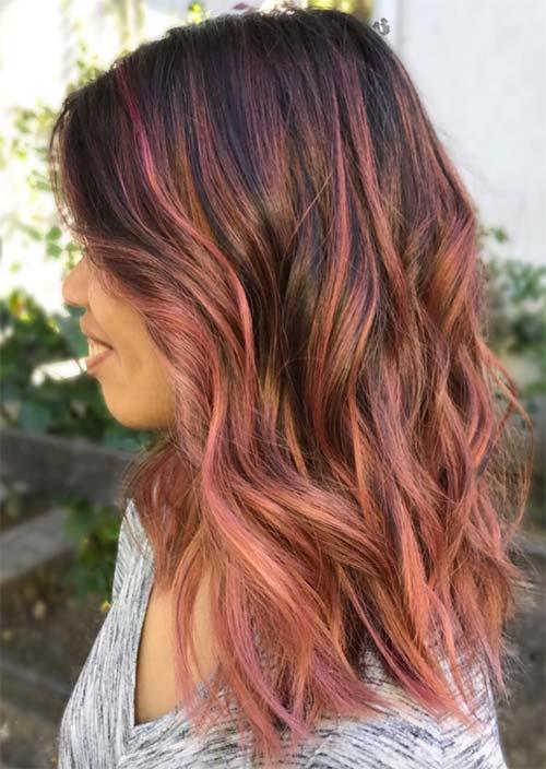 Rose Gold Hair Colors Ideas: How to Get Rose Gold Hair