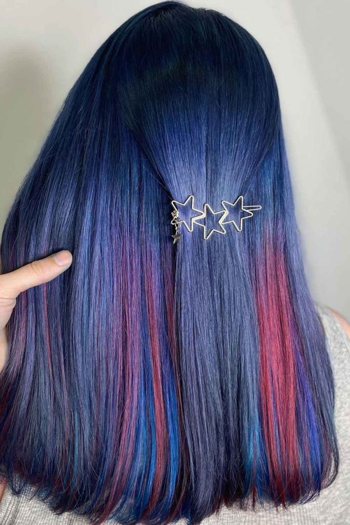 Sleek Bob with A Constellation of Colors