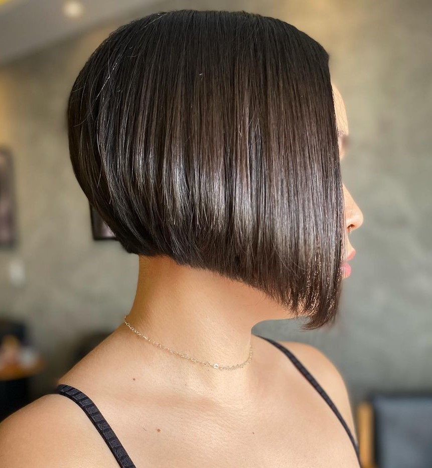 Sleek Inverted Bob Cut