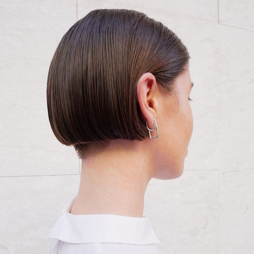 Slick Classic Bob with Nape Undercut