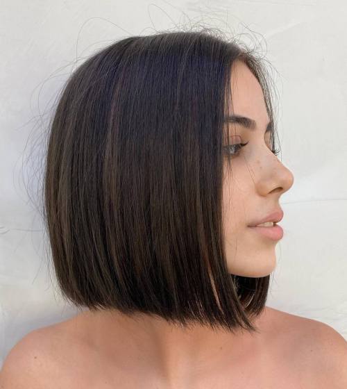 Slighlty Angled Bob Haircut