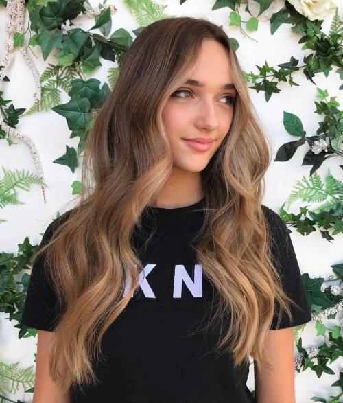 Soft Caramel Balayage Long Hair