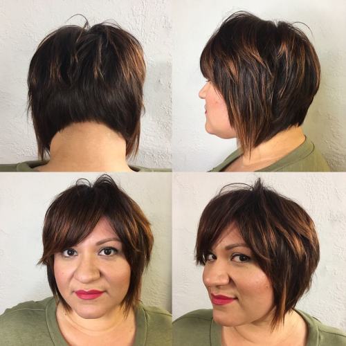 Stylish and Modern Pixie Bob with Highlights