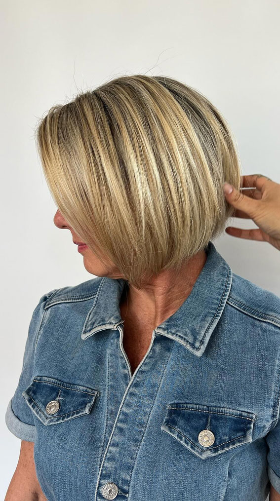 bob haircut for women over 50, short hairstyle for women over 50