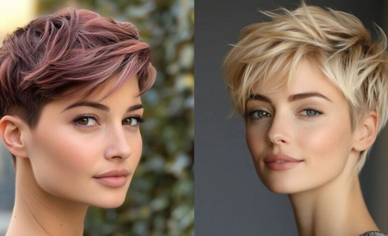 16 Stunning Colored Pixie Haircuts