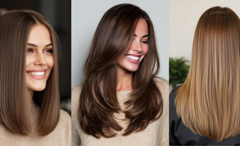 17 Straight Hairstyles Trending Right Now